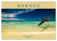 Borneo - Exotische Faszination (Tischkalender 2025 DIN A5 quer), CALVENDO Monatskalender