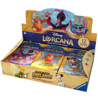 Disney Lorcana TCG: Die Tintenlande - Booster Display mit 24 Booster Packs (Englisch)