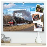 Museumsbahnen auf Tour (hochwertiger Premium Wandkalender 2025 DIN A2 quer), Kunstdruck in Hochglanz