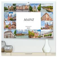 Mainz Impressionen (hochwertiger Premium Wandkalender 2025 DIN A2 quer), Kunstdruck in Hochglanz