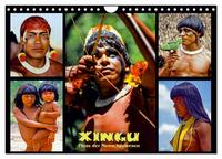 XINGU - Fluss der Menschenwesen (Wandkalender 2025 DIN A4 quer), CALVENDO Monatskalender