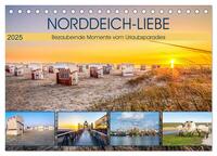 NORDDEICH-LIEBE (Tischkalender 2025 DIN A5 quer), CALVENDO Monatskalender