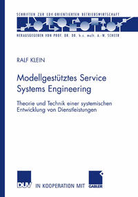 Vorderes Coverbild Modellgestütztes Service Systems Engineering
