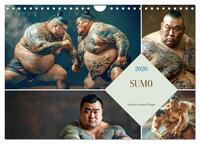 Sumo - Japans schwere Ringer (Wandkalender 2026 DIN A4 quer), CALVENDO Monatskalender
