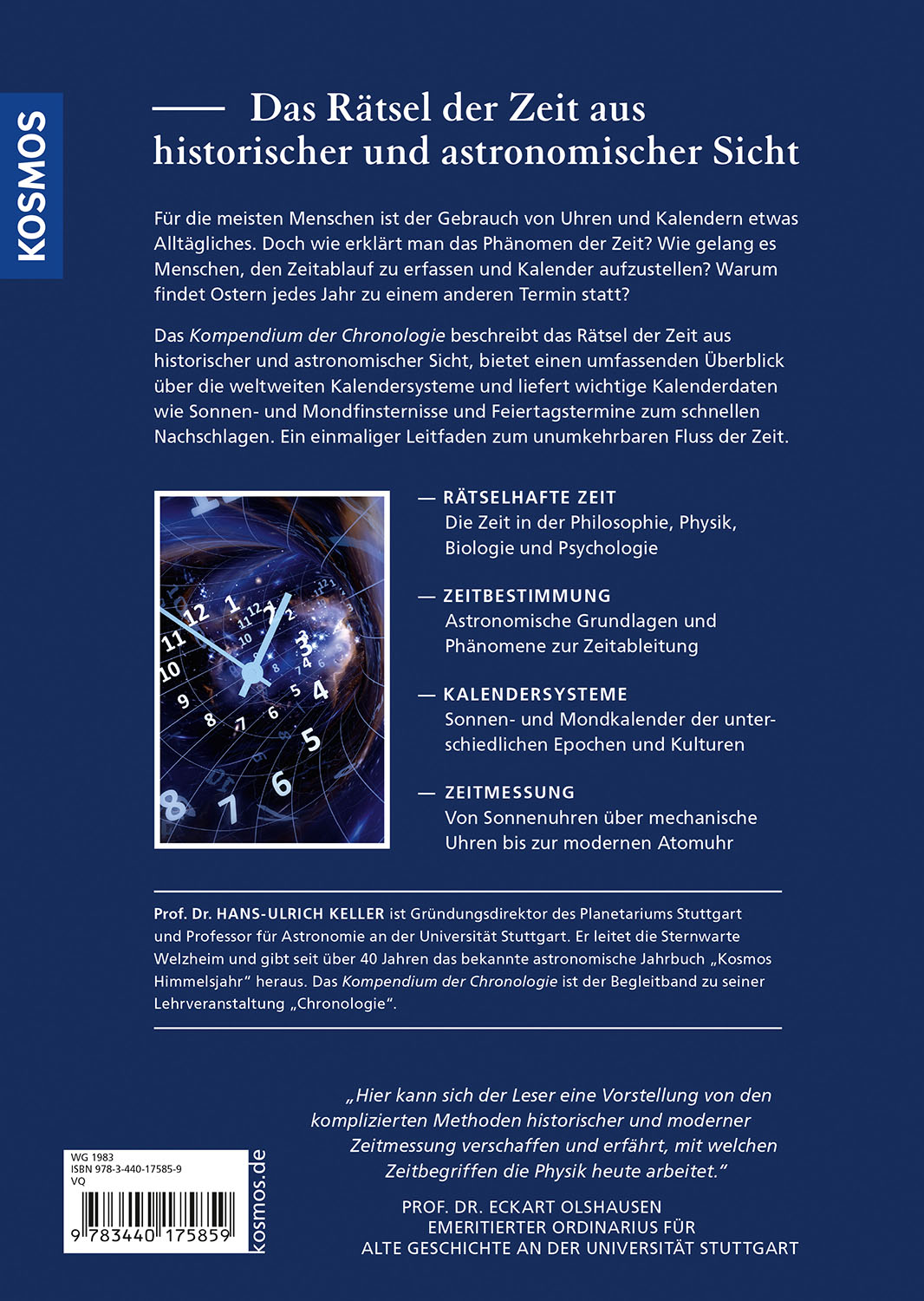 Rückseitencover Kompendium der Chronologie
