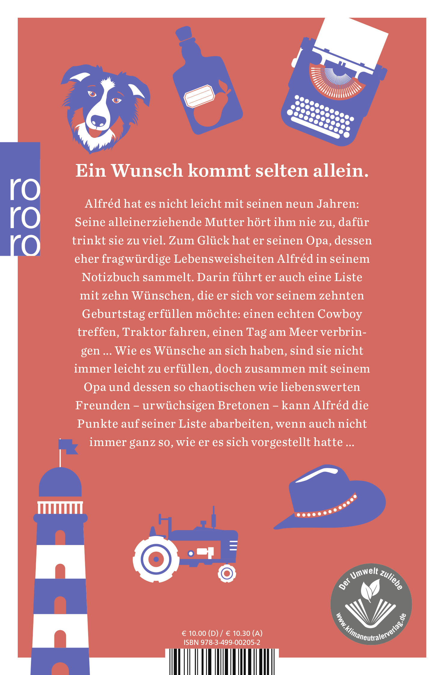 Rückseitencover Zehn Wünsche für Alfréd