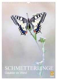 Schmetterlinge - Gaukler im Wind (Wandkalender 2025 DIN A3 hoch), CALVENDO Monatskalender