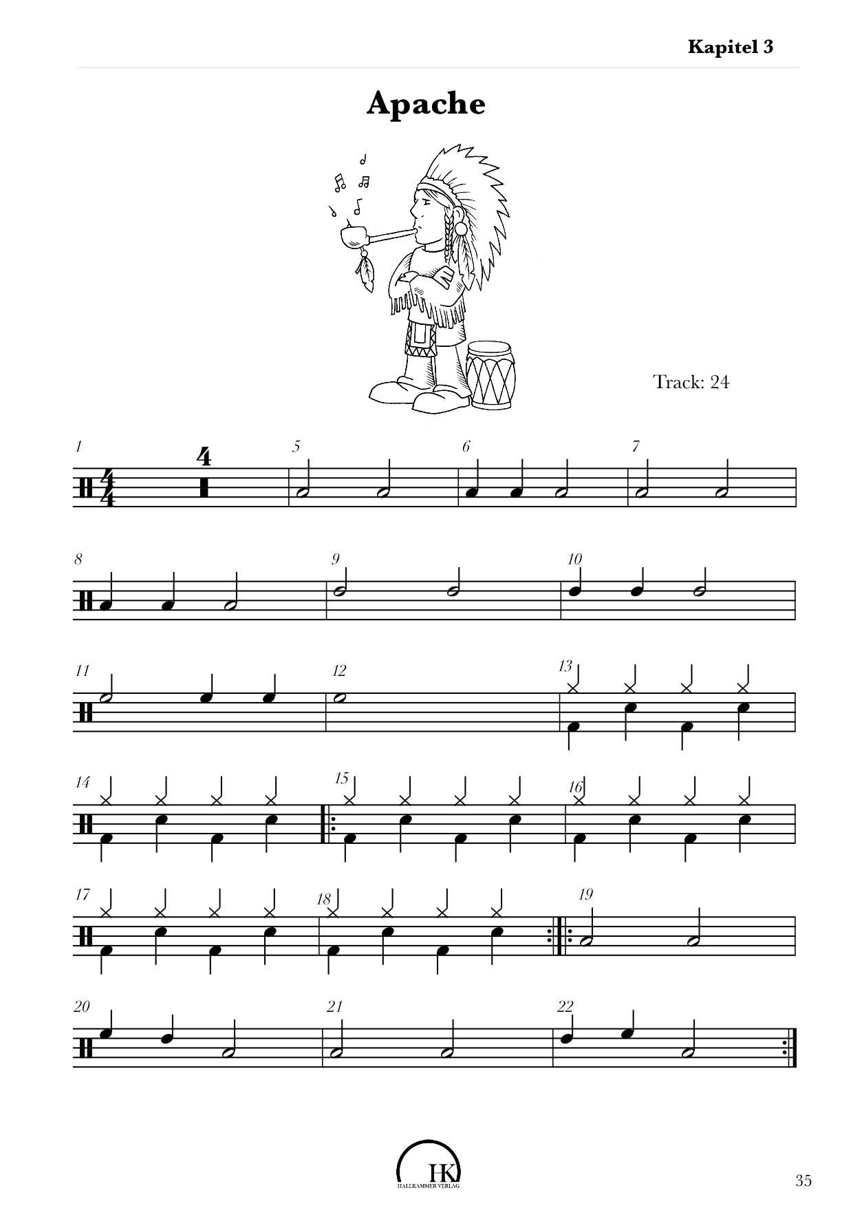 Beispielinhalt (Bild) Drummers Forge: Schlagzeugschule für Kinder/Elementarstufe