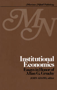 Vorderes Coverbild Institutional Economics