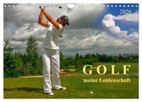 Golf - meine Leidenschaft (Wandkalender 2026 DIN A4 quer), CALVENDO Monatskalender