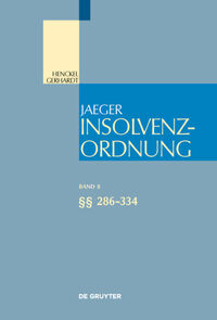 Insolvenzordnung / §§ 286-334