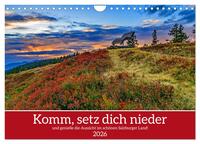 Komm, setz dich nieder (Wandkalender 2026 DIN A4 quer), CALVENDO Monatskalender