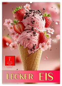 Lecker Eis (Wandkalender 2026 DIN A2 hoch), CALVENDO Monatskalender