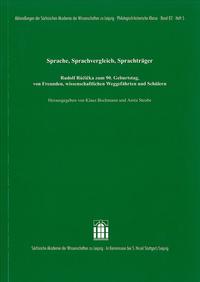 Sprache, Sprachvergleich, Sprachträger