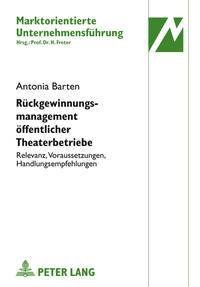 Vorderes Coverbild Rückgewinnungsmanagement öffentlicher Theaterbetriebe
