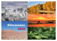 Klimazonen 2025 (Wandkalender 2025 DIN A2 quer), CALVENDO Monatskalender