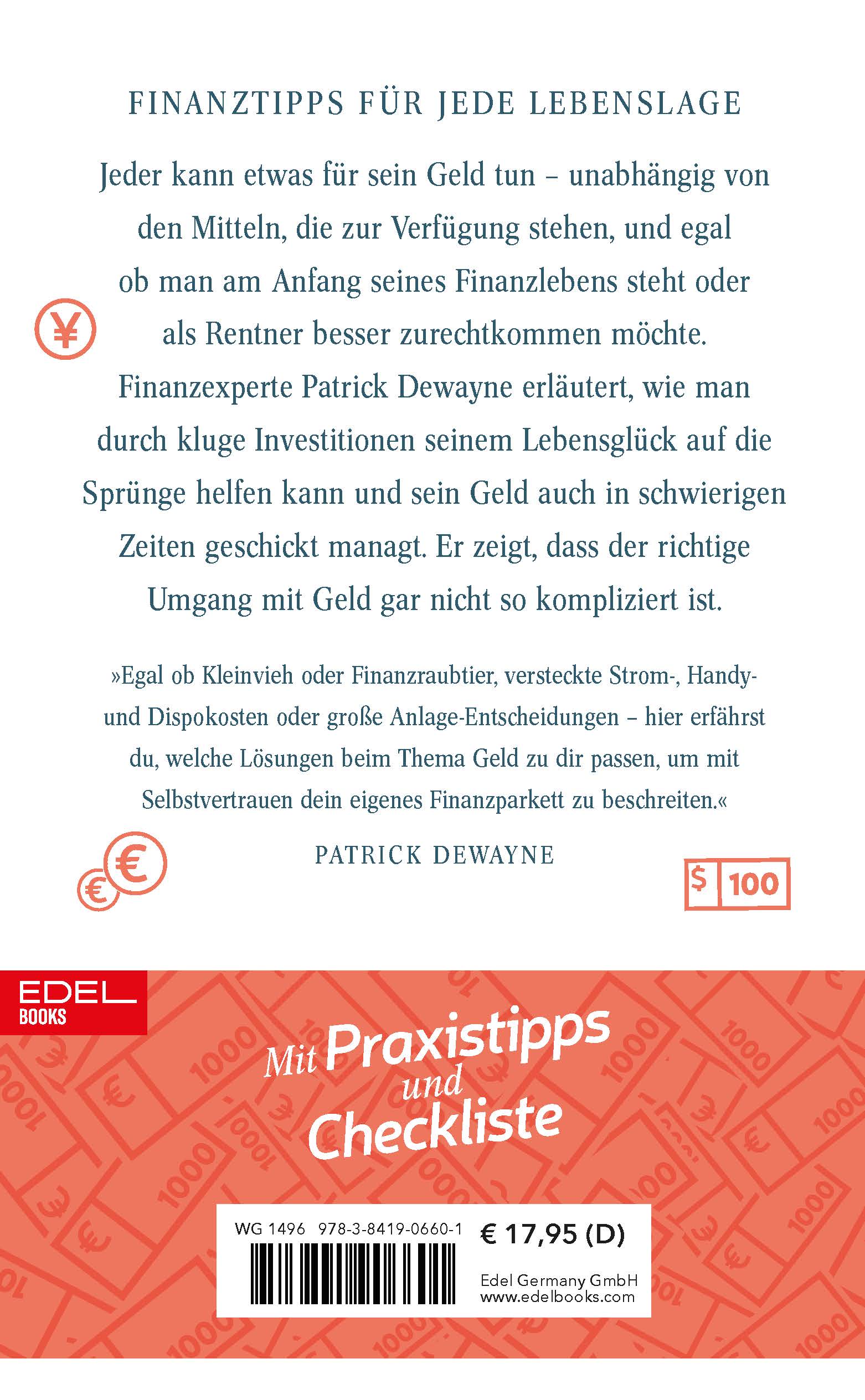 Rückseitencover Geld kann jeder & du jetzt auch
