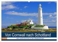 Von Cornwall nach Schottland (Wandkalender 2025 DIN A2 quer), CALVENDO Monatskalender
