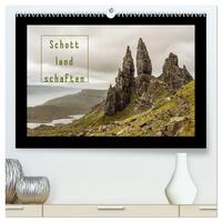Schottlandschaften (hochwertiger Premium Wandkalender 2025 DIN A2 quer), Kunstdruck in Hochglanz