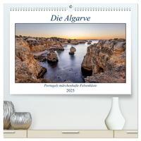 Die Algarve - Portugals märchenhafte Felsenküste (hochwertiger Premium Wandkalender 2025 DIN A2 quer), Kunstdruck in Hochglanz