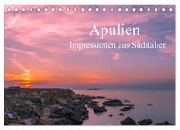 Apulien - Impressionen aus Süditalien (Tischkalender 2025 DIN A5 quer), CALVENDO Monatskalender
