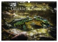 Vorderes Coverbild Glückliche Frösche (Wandkalender 2025 DIN A3 quer), CALVENDO Monatskalender