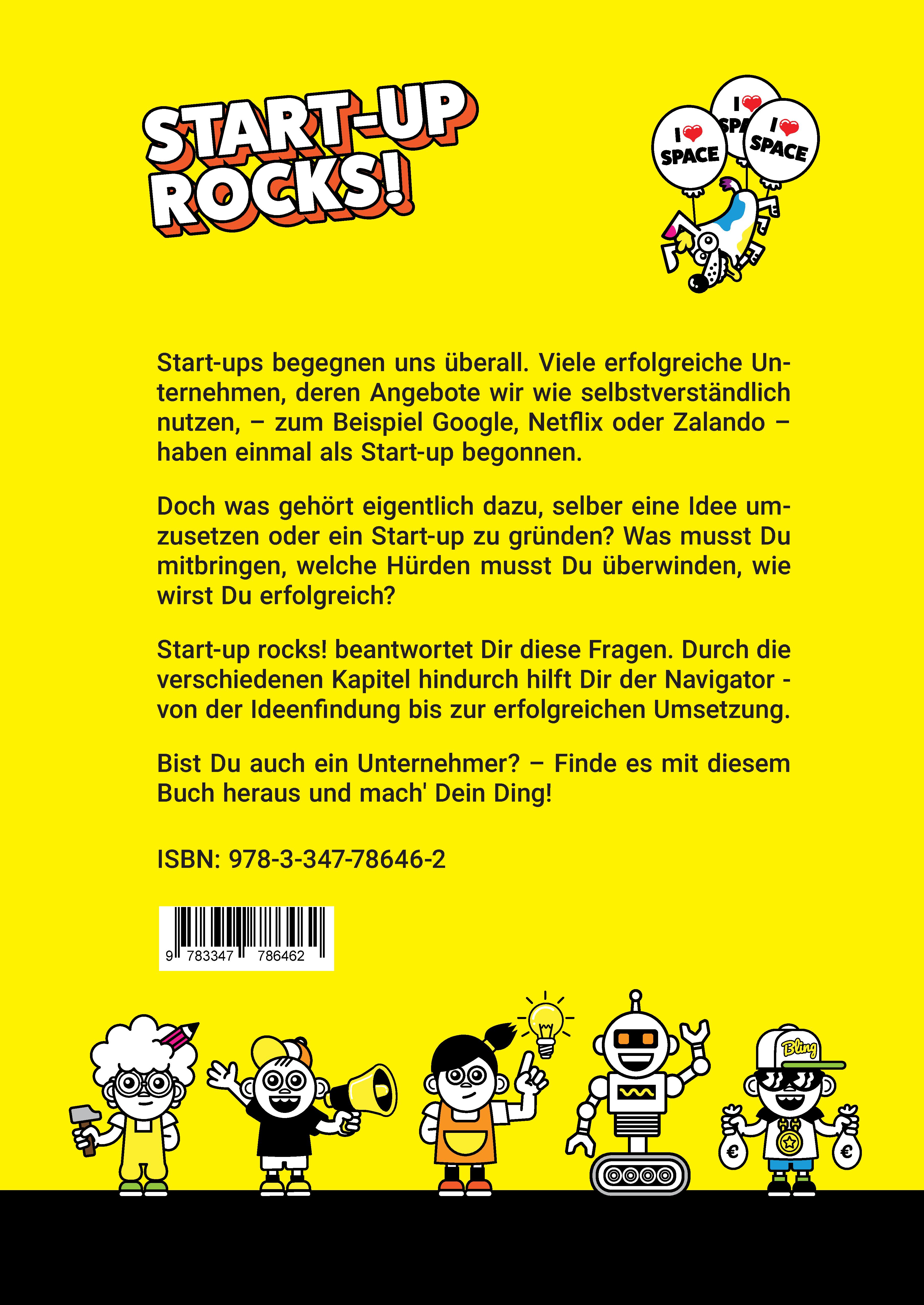 Rückseitencover Start-up rocks!