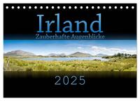 Irland - Zauberhafte Augenblicke (Tischkalender 2025 DIN A5 quer), CALVENDO Monatskalender