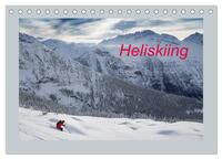 Heliskiing (Tischkalender 2025 DIN A5 quer), CALVENDO Monatskalender