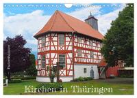 Fachwerkhäuser - Kirchen in Thüringen (Wandkalender 2026 DIN A4 quer), CALVENDO Monatskalender