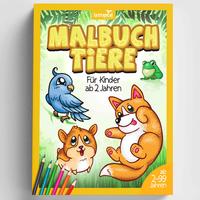 Malbuch Tiere fu¨r Kinder ab 2 Jahren