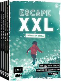 Vorderes Coverbild Escape XXL – über 500 Seiten packende Abenteuer für alle Rätsel-Fans ab 9 Jahren (Band 2)