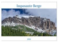 Imposante Berge (Wandkalender 2026 DIN A3 quer), CALVENDO Monatskalender