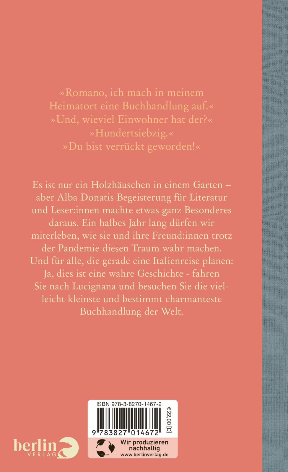 Rückseitencover Ein Garten voller Bücher