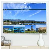 Korsika - raue Schönheit (hochwertiger Premium Wandkalender 2026 DIN A2 quer), Kunstdruck in Hochglanz