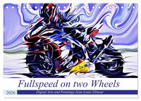 Fullspeed on two Wheels (Tischkalender 2026 DIN A5 quer), CALVENDO Monatskalender