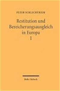 Restitution und Bereicherungsausgleich in Europa