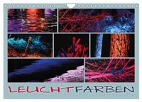 Vorderes Coverbild Leuchtfarben (Wandkalender 2025 DIN A4 quer), CALVENDO Monatskalender