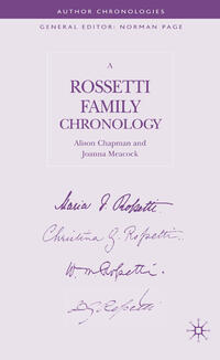 Vorderes Coverbild A Rossetti Family Chronology
