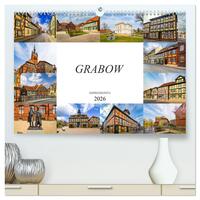 Grabow Impressionen (hochwertiger Premium Wandkalender 2026 DIN A2 quer), Kunstdruck in Hochglanz