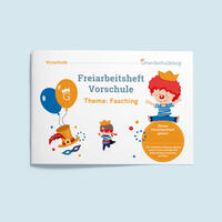 Arbeitsheft für Freiarbeit Fasching (Vorschule)
