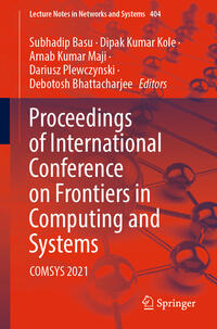 Proceedings of International Conference on Frontiers in Computing and Systems