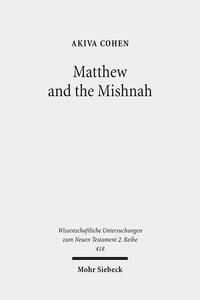 Matthew and the Mishnah