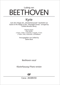 Kyrie nach dem Adagio der „Mondscheinsonate“