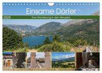 Einsame Dörfer - Eine Wanderung in den Abruzzen (Wandkalender 2025 DIN A4 quer), CALVENDO Monatskalender