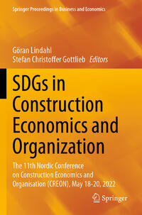 SDGs in Construction Economics and Organization