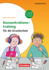 Vorderes Coverbild Konzentrationstraining für die Grundschule (4. Auflage, komplett überarbeitet und erweitert) - Klasse 1-4