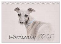 Windspiele 2025 (Tischkalender 2025 DIN A5 quer), CALVENDO Monatskalender