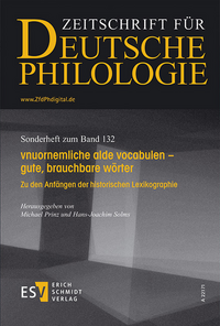 Vorderes Coverbild vnuornemliche alde vocabulen - gute, brauchbare wörter