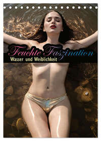 Feuchte Faszination - Wasser und Weiblichkeit (Tischkalender 2026 DIN A5 hoch), CALVENDO Monatskalender